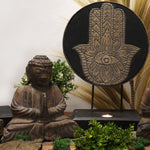 Buddha Feng Shui Set - Hamsa, Grey