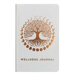 White Wellness Journal - Rose Gold Tree of Life