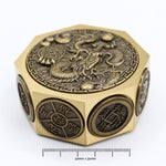 Feng Shui Fortune - Lucky Cat & Dragon Spinner