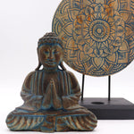 Buddha Feng Shui Set - Flower Mandala, Blue