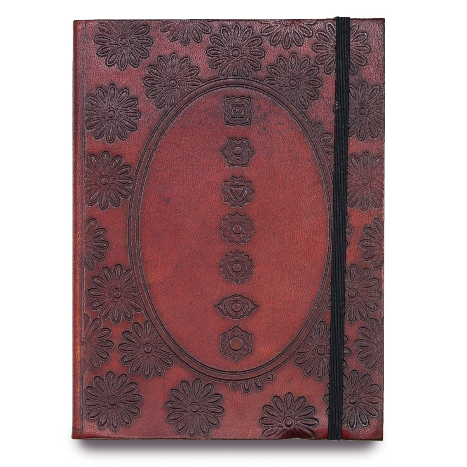 Small Notebook with Strap - Chakra Mandala