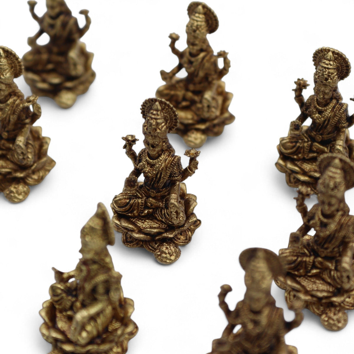 Brass Miniature Gods - Laxmi 30mm