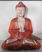 Hand Carved Buddha Statue 40cm - Welcome