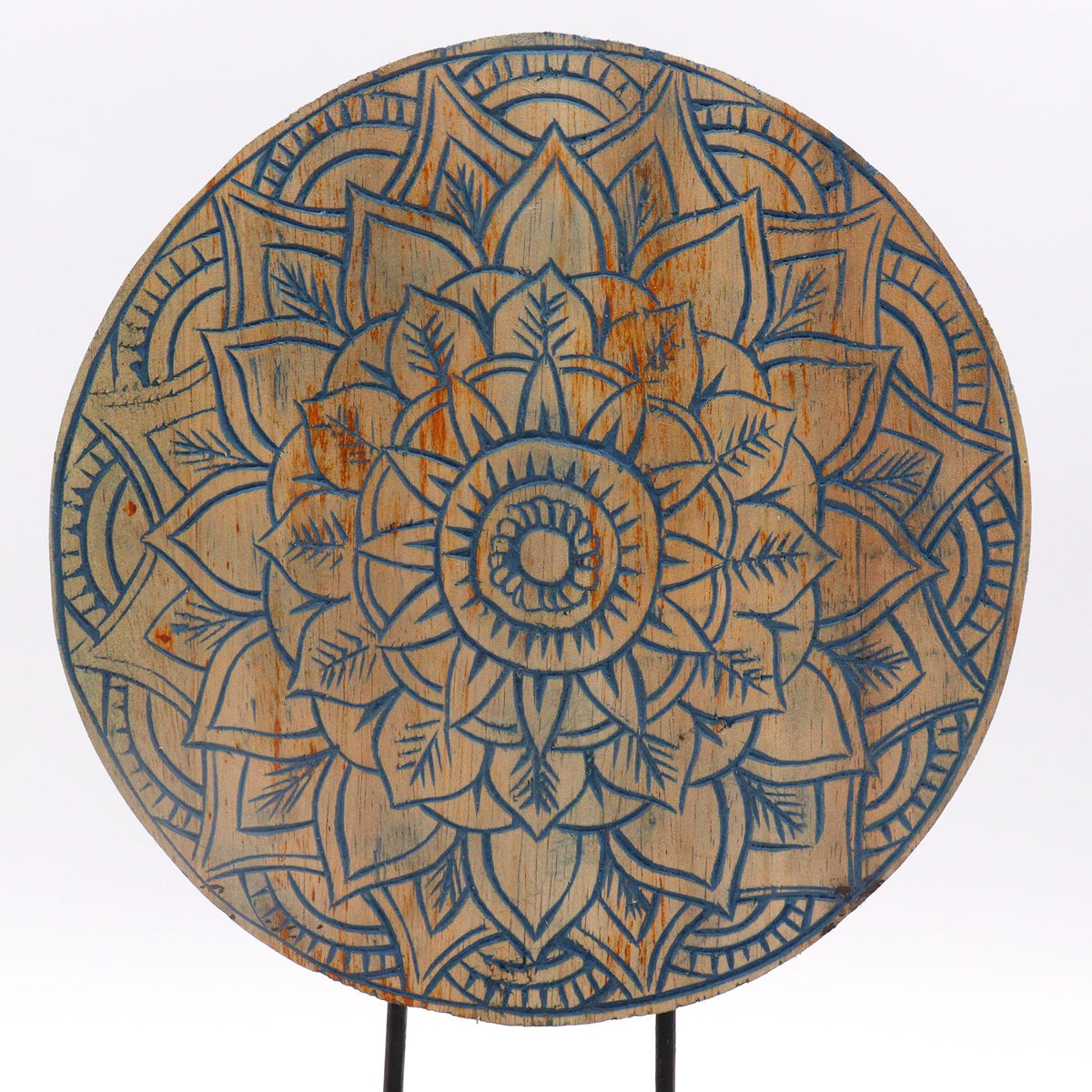 Buddha Feng Shui Set - Flower Mandala, Blue