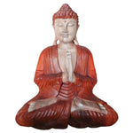 Hand Carved Buddha Statue 40cm - Welcome