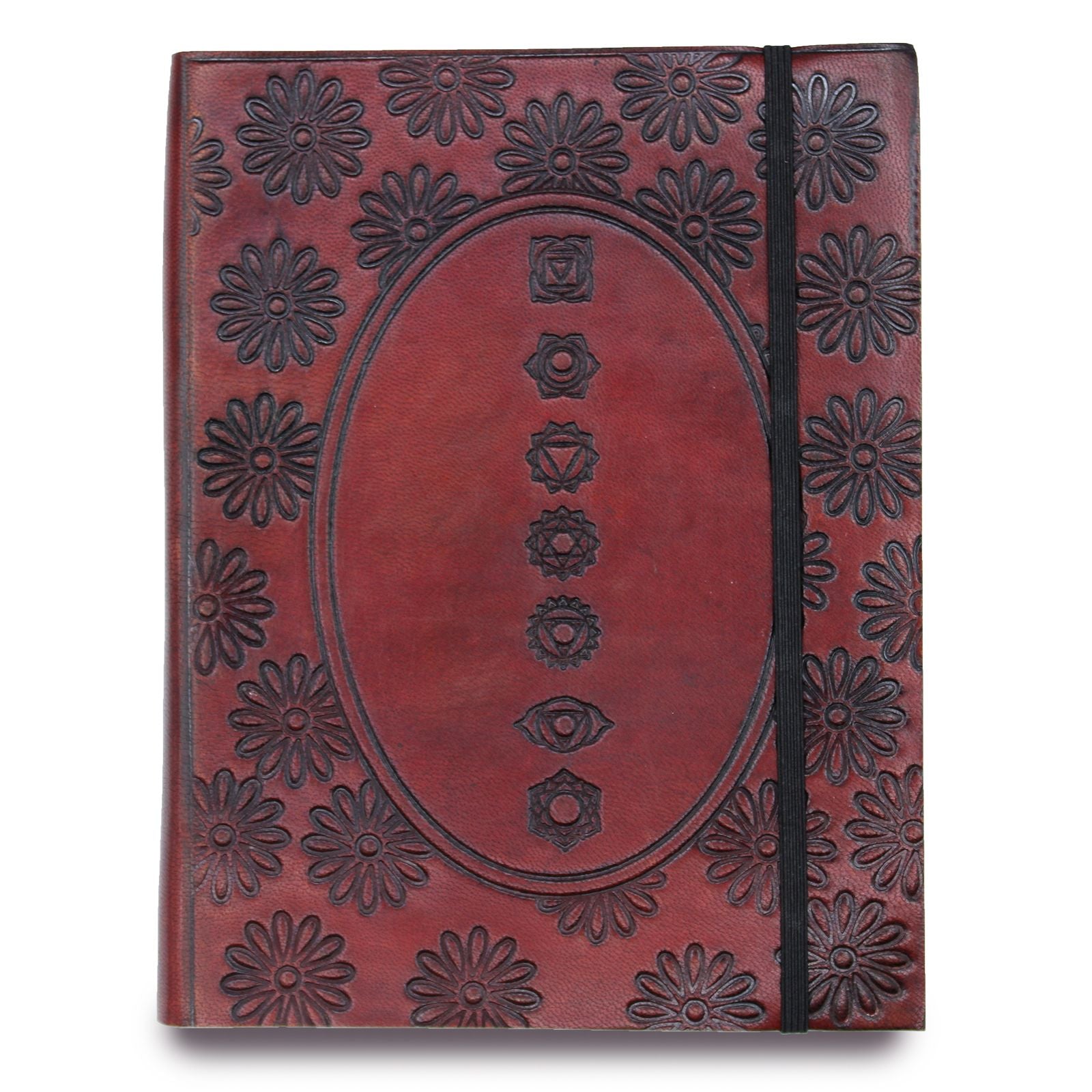 Notebook with Strap - Chakra Mandala