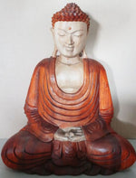 Hand Carved Buddha Statue 40cm - Hand Down