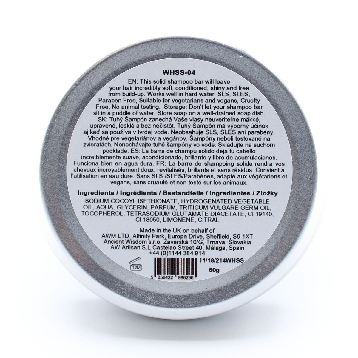 Wild Hare Solid Shampoo 60g – Tutti Frutti – view 3