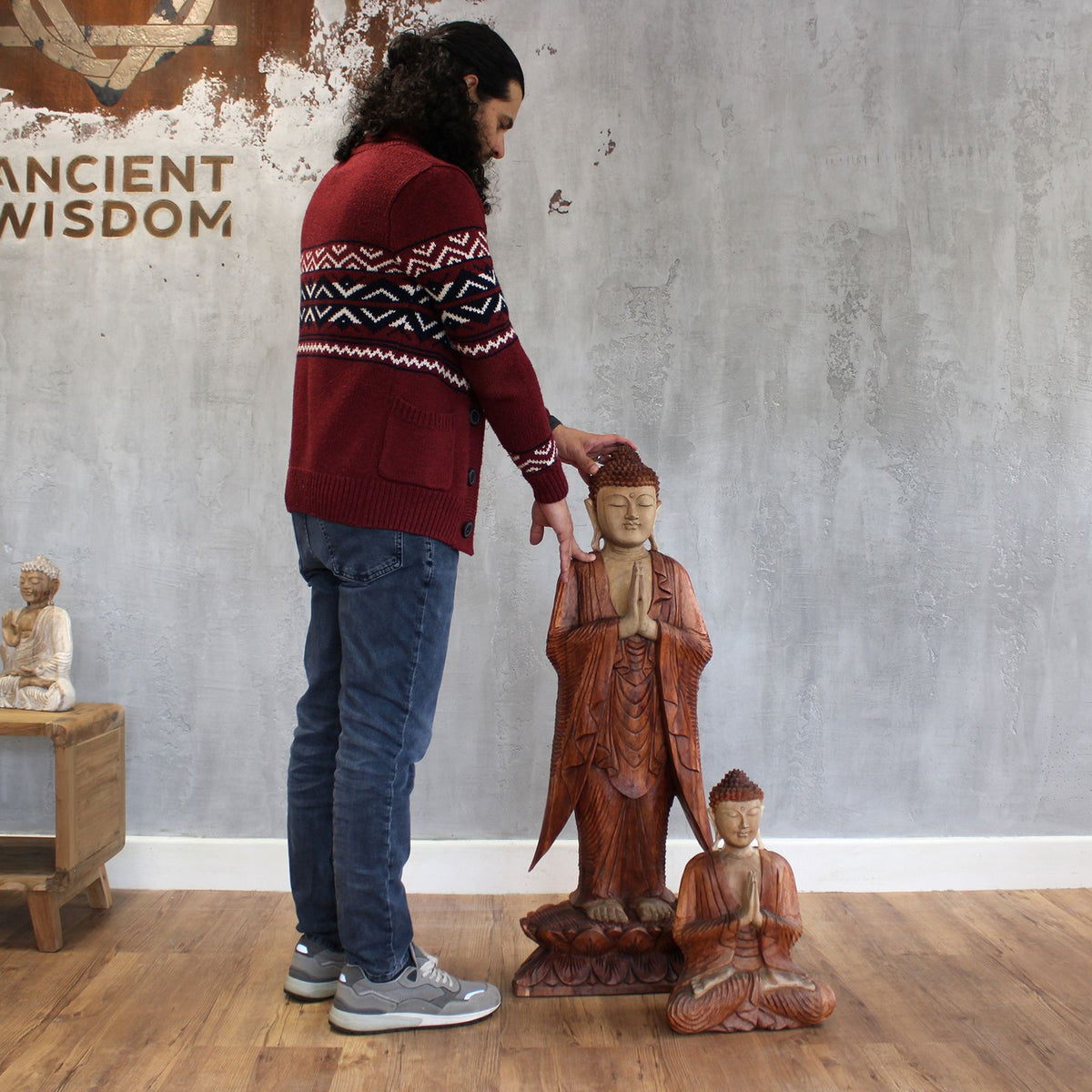 Buddha Statue Standing 1m Welcome