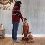 Buddha Statue Standing Whitewash 1m Welcome