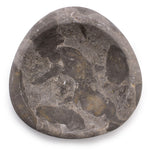 Tri-Oval Marble Soap Dish - Angled view - ORIVON Collection