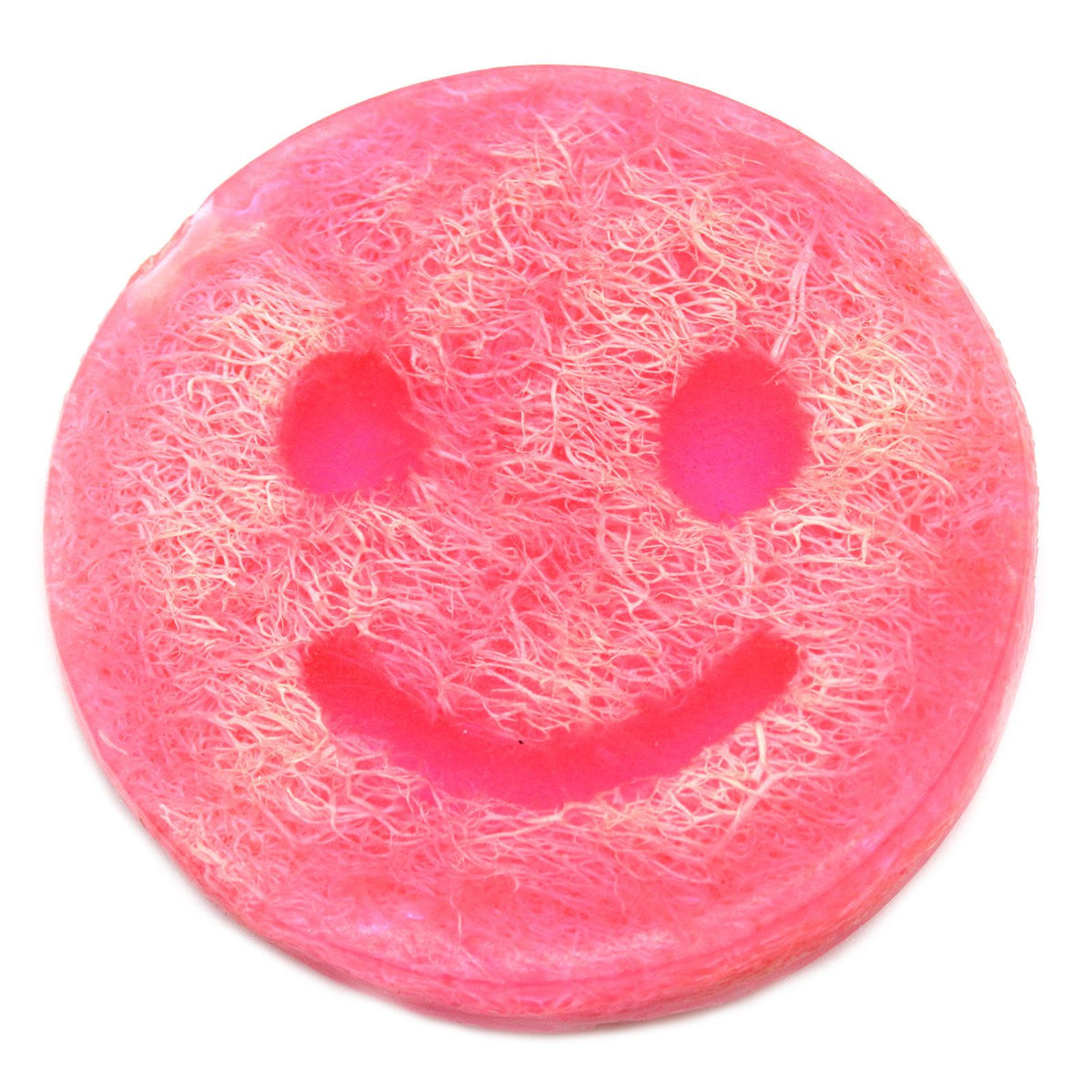 Bubblegum scrub soap, front view