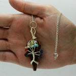 Seven Chakra Magic Pendulum – Tiger's Eye