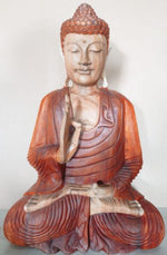 Hand Carved Buddha 60cm - Teaching Transmission