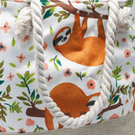 Rope Handle Bag - Sloths