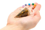 Orgonite Power Chakra Pendulum – Tiger's Eye