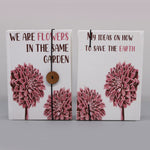 Notebook w/ Strap - Flowers in the Same Garden