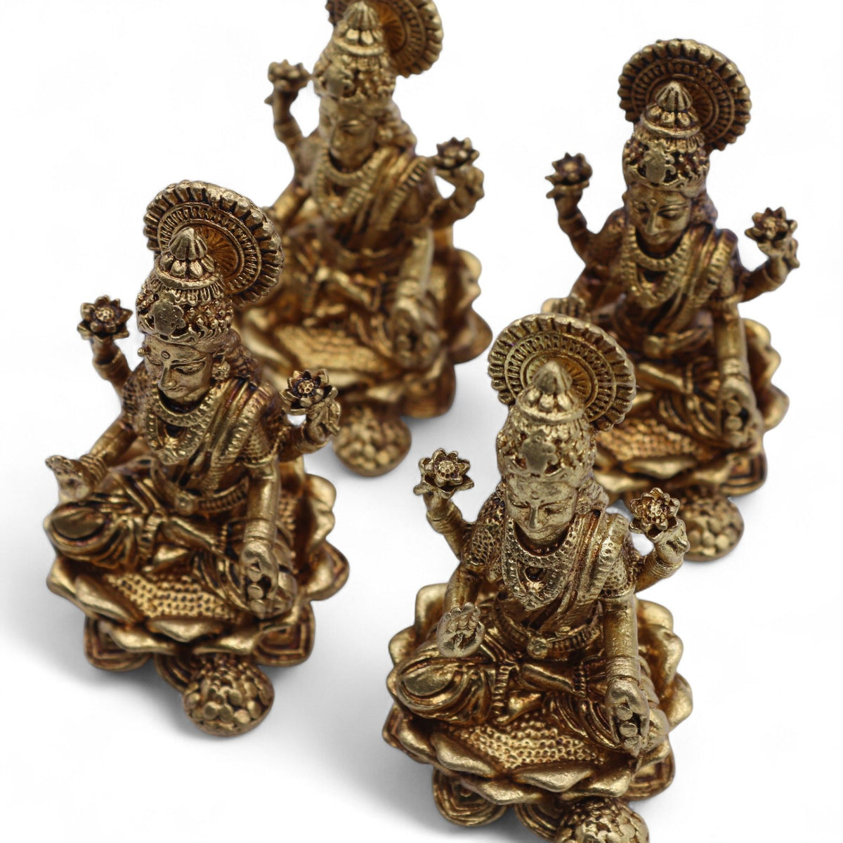 Brass Miniature Gods - Laxmi 52gms 49mm